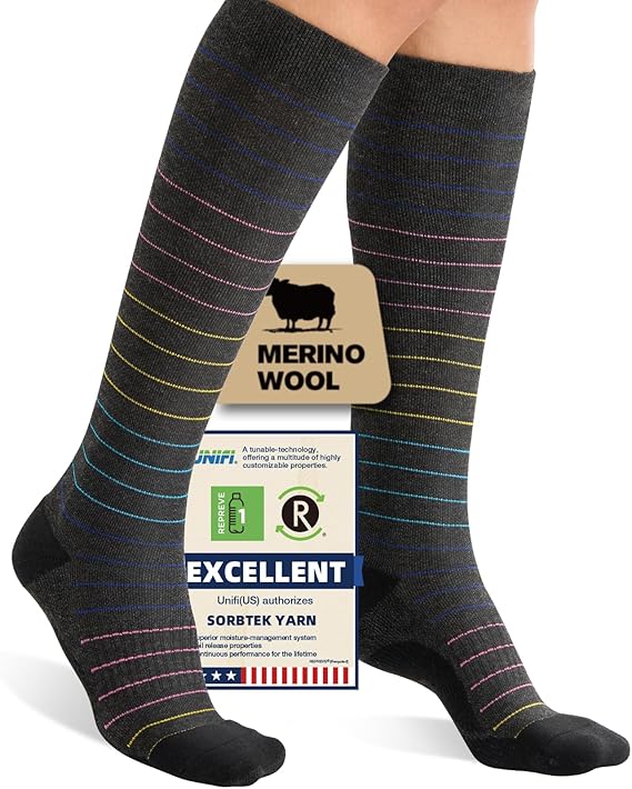 best compression socks for travel on amazon