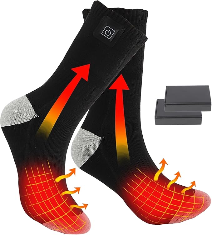 best heated socks for skiing amazon