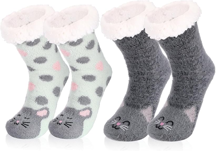 kids fluffy socks