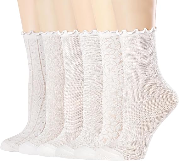 long lace socks