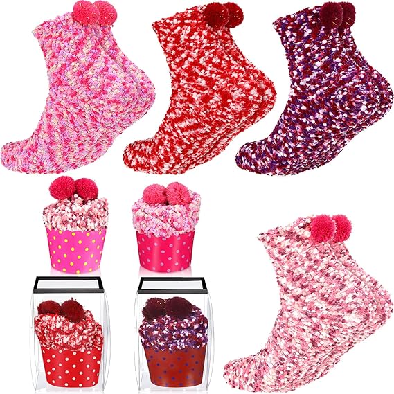 diy fuzzy sock cupcakes